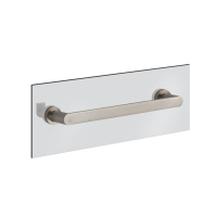 Gessi Emporio accessories полотенцедержатель для крепления на стекло, 30 см, цвет: Finox Brushed Nickel - Gidratop.ru изображение