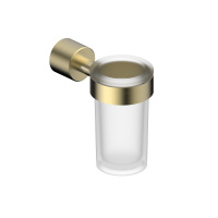 Стакан для зубных щеток с держателем ABBER Osten 316 AA1861BG золото брашированное - Gidratop.ru изображение