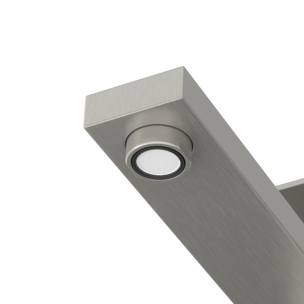 SLIDER-LC-IN-W0 Смеситель для накладной раковины однорычажный, без донного клапана, сатин - Gidratop.ru изображение