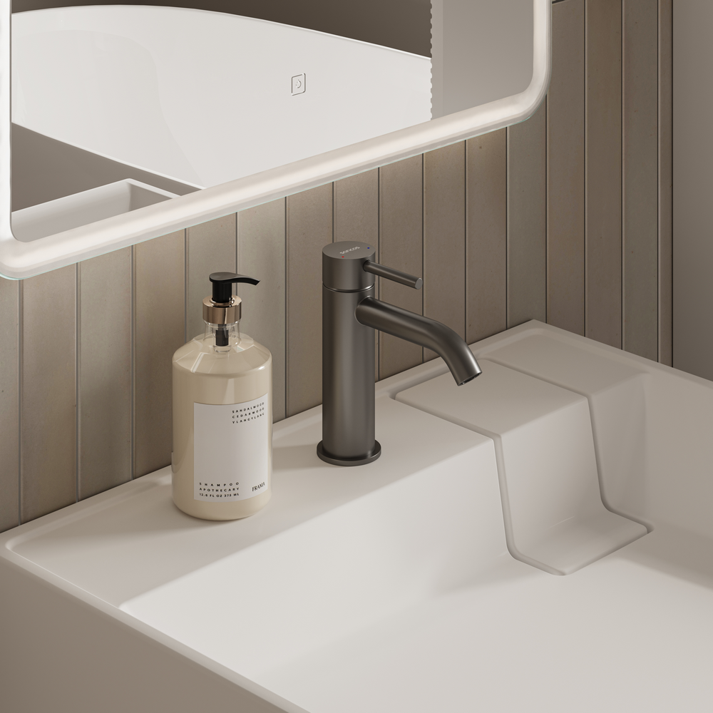 Раковина над стиральной машиной CERAMICANOVA Quattro 600x600x123 мм, с кронштейнами, белый, арт. CN0101 - Gidratop.ru изображение