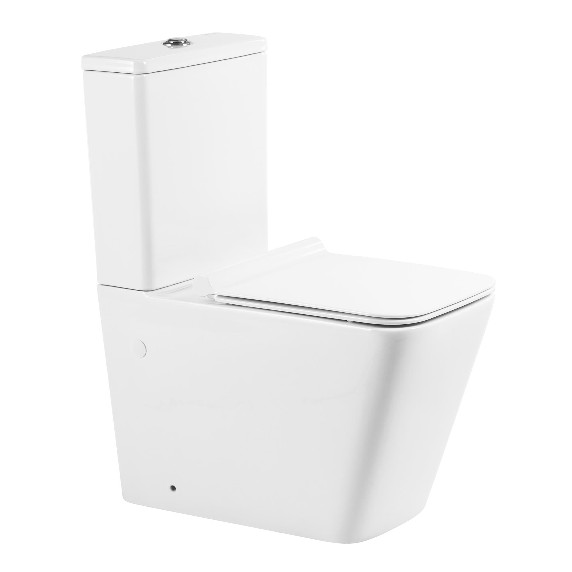 Унитаз-компакт безободковый BelBagno ARDENTE-R BB02093CPR/BB2112SC - Gidratop.ru изображение