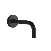 Gessi Emporio Via tortona настенный излив короткий, цвет: Black XL - Gidratop.ru изображение