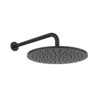 Gessi Emporio shower верхний душ для настенного крепления, поворотная с шарниром, цвет: Black XL - Gidratop.ru изображение