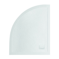 Душевой поддон из искусственного мрамора в комплекте с сифоном BelBagno UNO TRAY-MR-UNO-RH-120/80-550-35-W-R-BO - Gidratop.ru изображение