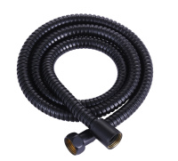 CZR-FMM-200-NOP Гибкий шланг металлизированный, длина 2,0 м, чёрный матовый - Gidratop.ru изображение