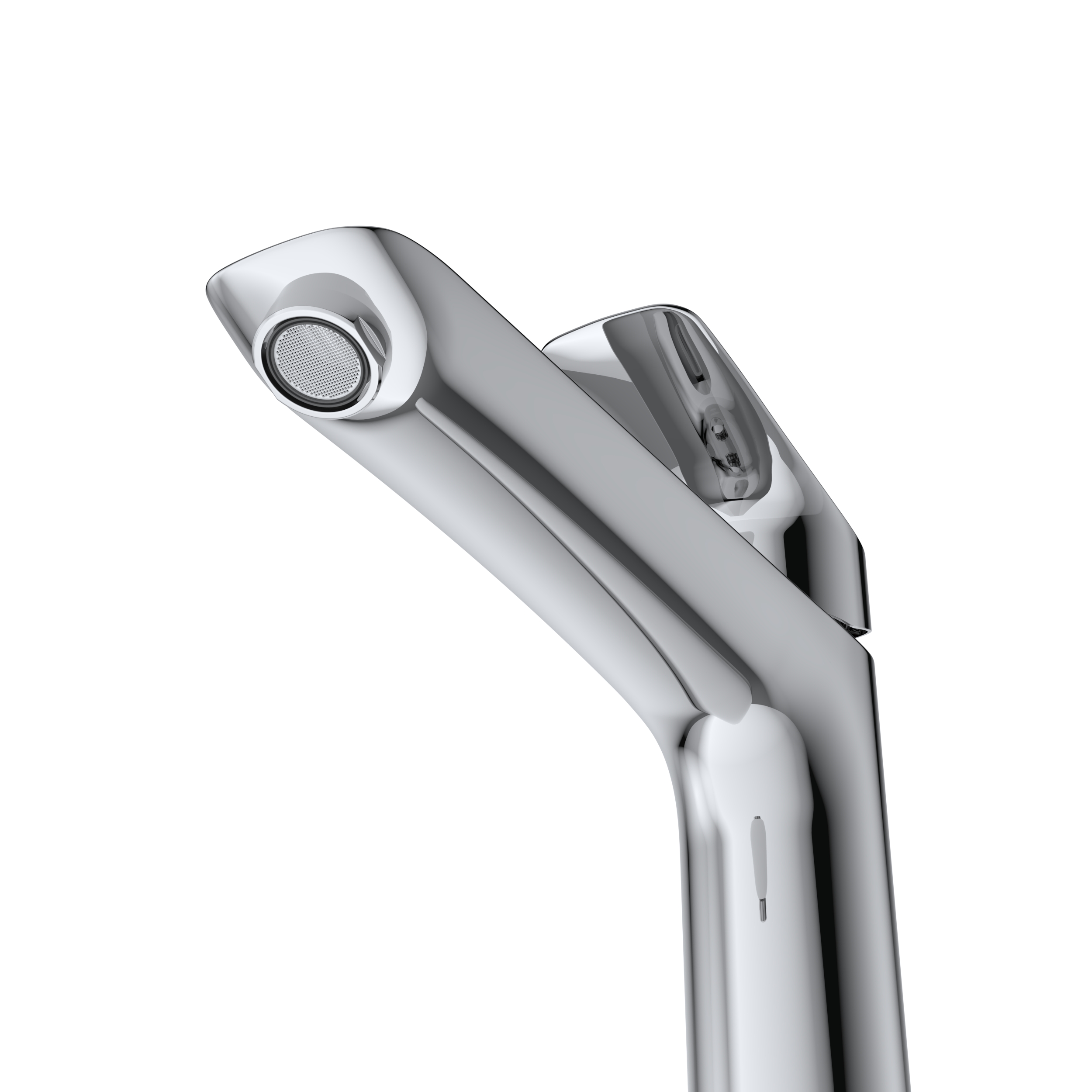 DUE Смеситель для накладной раковины без донного клапана, хром DUE-LMC-CRM-W0 - Gidratop.ru изображение