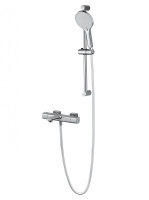 Смеситель для ванны с душем и термостатом WONZON & WOGHAND SOLID, Хром (WW-C2011-A-CR) - Gidratop.ru изображение