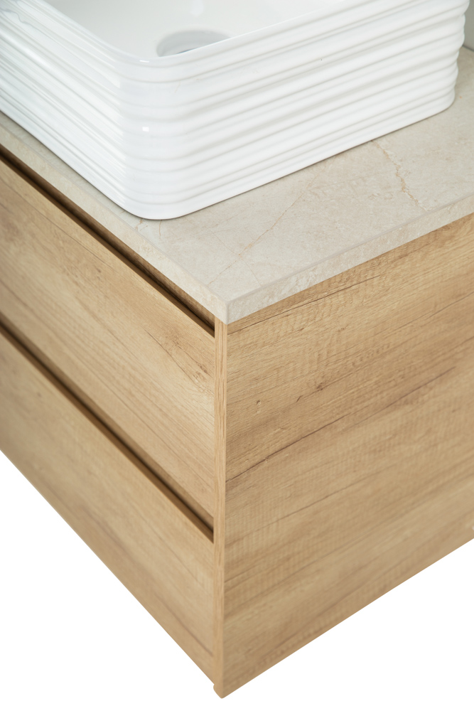 Столешница из керамогранита 1000x460 KEP-100-MCO Marmo Crema Opaco - Gidratop.ru изображение