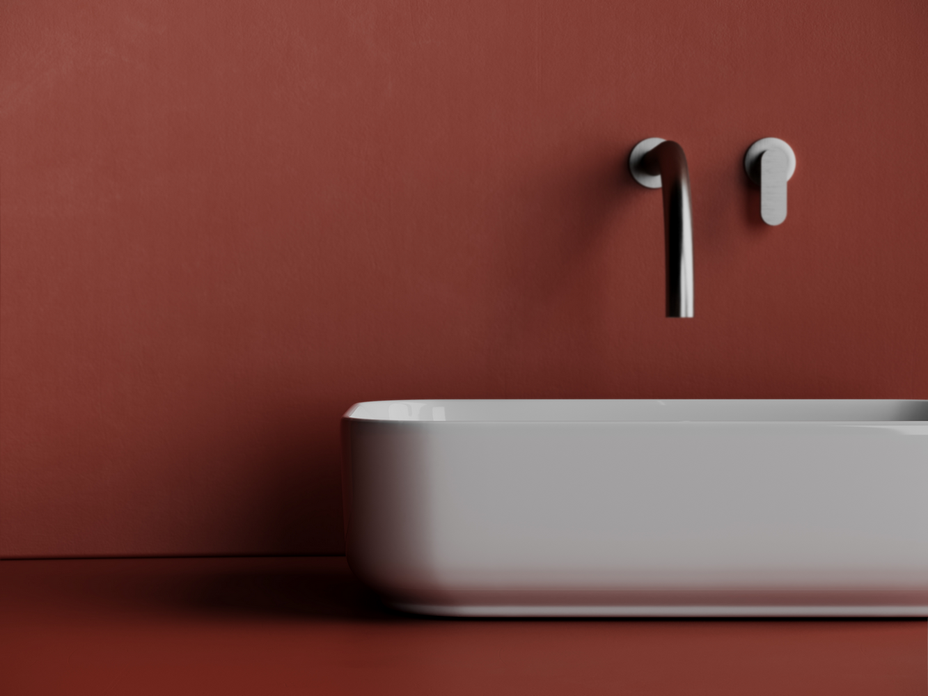 Умывальник чаша накладная прямоугольная Element 510x340x140мм - Gidratop.ru изображение