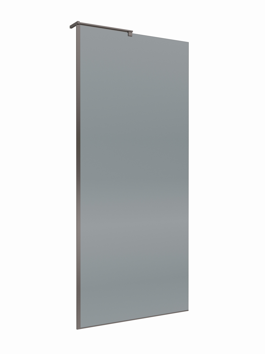 Душевая перегородка BelBagno UNO-L-1-TB-90-GR-GM - Gidratop.ru изображение