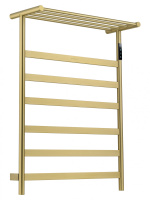 Полотенцесушитель электрический WONZON & WOGHAND ESSEN, Брашированное золото (WW-A403-BG) - Gidratop.ru изображение