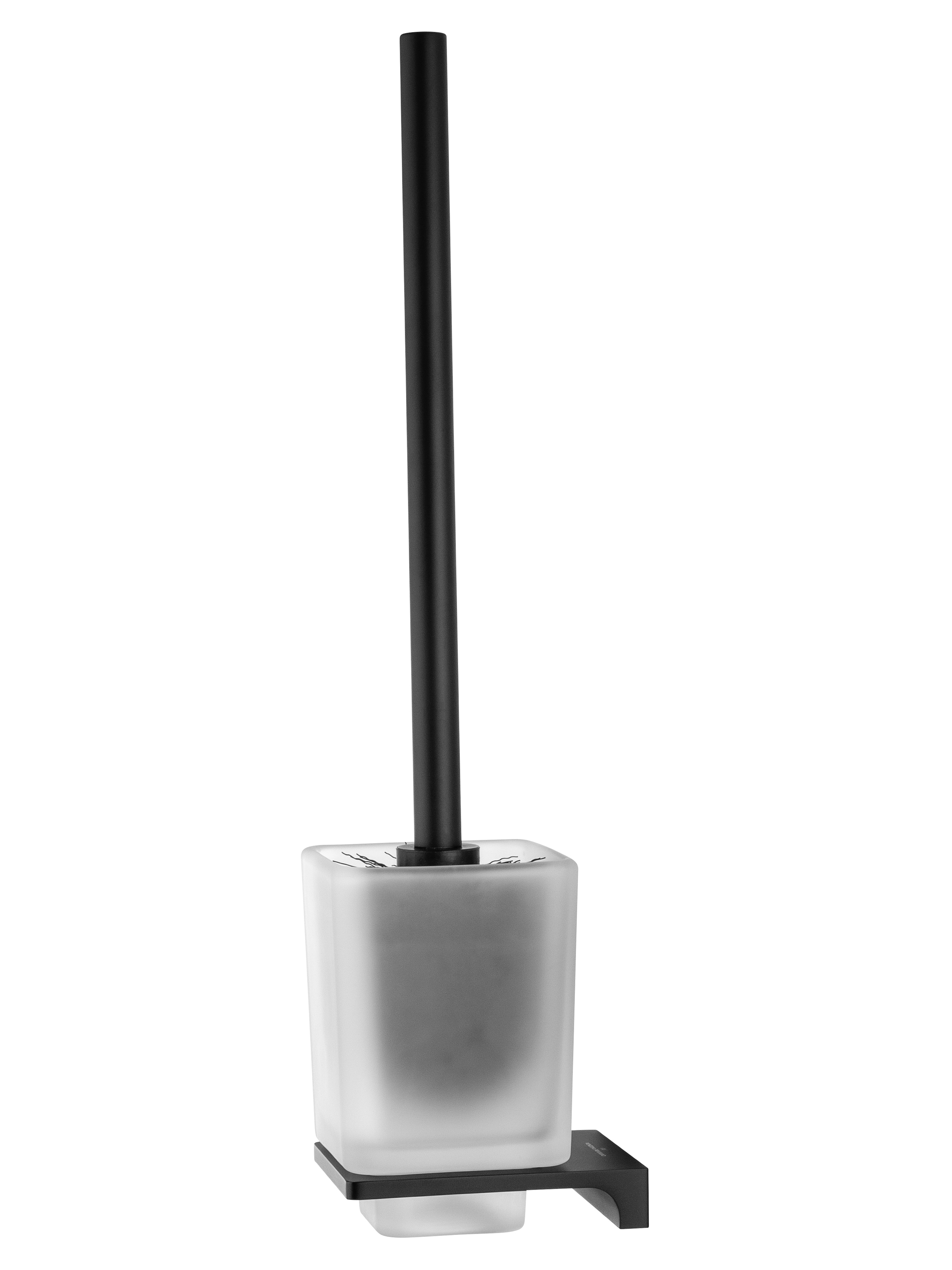 Туалетный ершик в комплекте WONZON & WOGHAND ECLIPSE, Черный (WW-9129-BL) - Gidratop.ru изображение