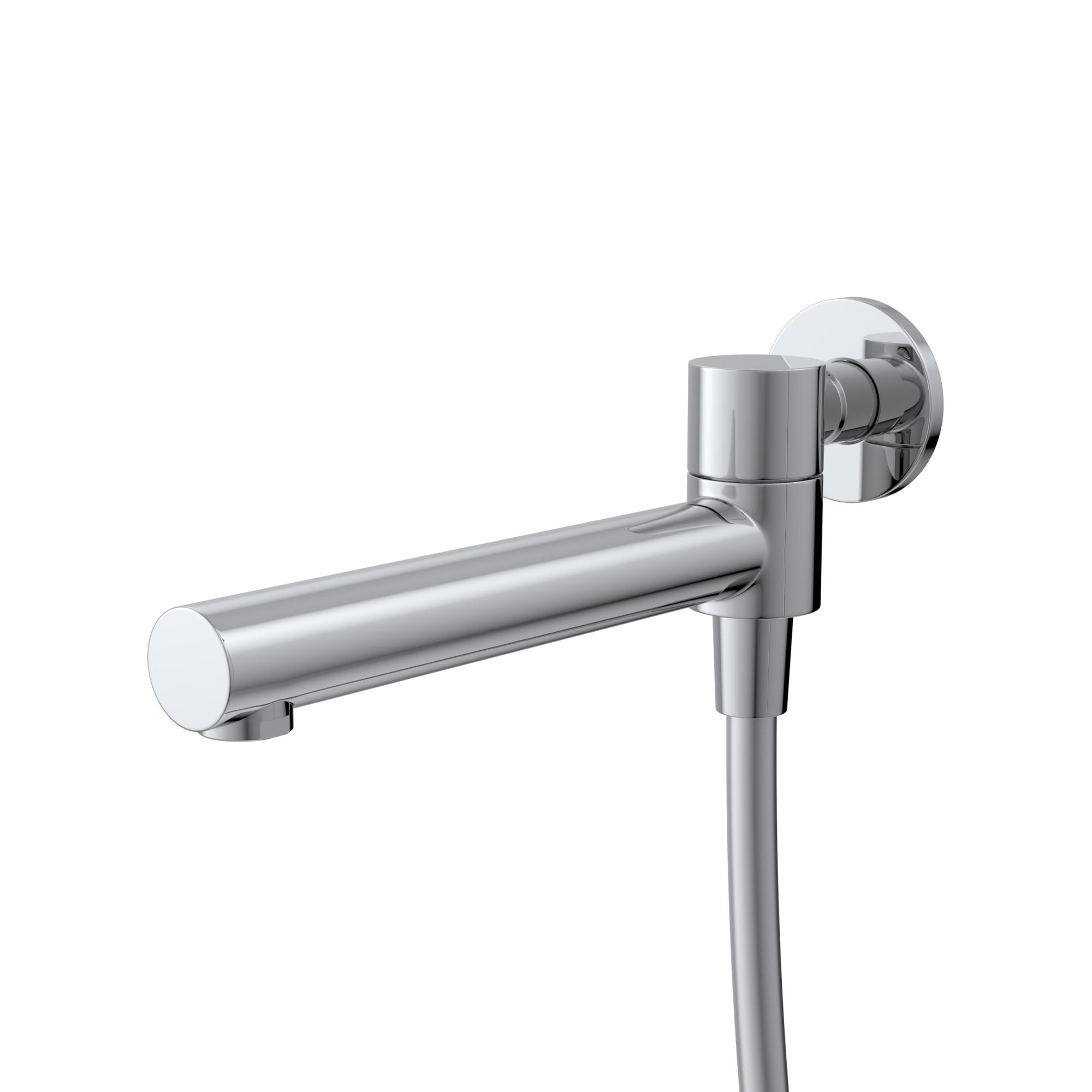 MARINO Душевой комплект встраиваемый с изливом (смеситель встраиваемый, верхний душ, ручной душ со шлангом, штуцер с держателем), хром MARINO-VDSET-CRM - Gidratop.ru изображение