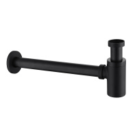 Сифон для раковины ABBER AF0030B черный матовый - Gidratop.ru изображение