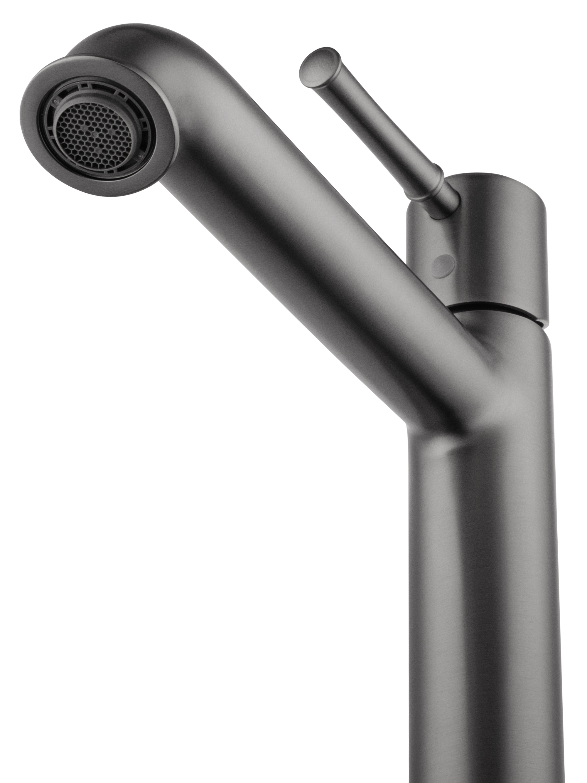 Смеситель для раковины высокий WONZON & WOGHAND TOR, Темный графит (WW-88019073-BGM) - Gidratop.ru изображение