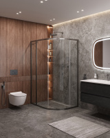 Душевой уголок CEZARES MOLVENO-RH-1-110/90-C-GM-IV - Gidratop.ru изображение