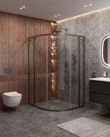 Душевой уголок CEZARES MOLVENO-RH-11-120/110-C-GM-IV - Gidratop.ru изображение