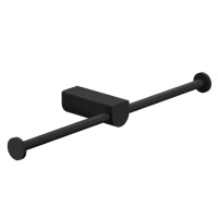 GESSI Rilievo двойной держатель туалетной бумаги, цвет: nero XL