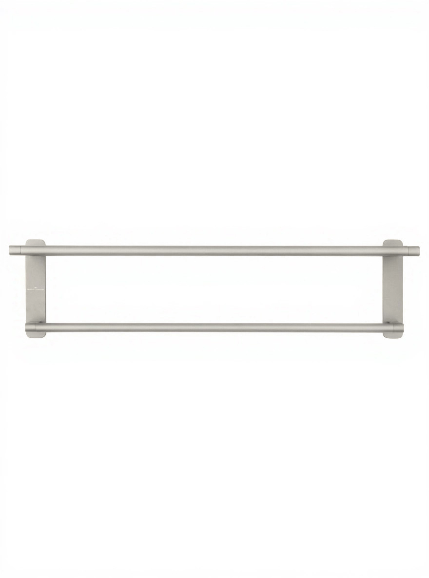 Полотенцедержатель с полкой WONZON & WOGHAND GRAFFITY, Брашированный никель (WW-9381-BN) - Gidratop.ru изображение