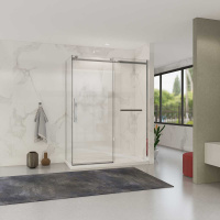 Душевой уголок Como Soft VSR-1CS9014CL, 1400*900, хром, стекло прозрачное - Gidratop.ru изображение