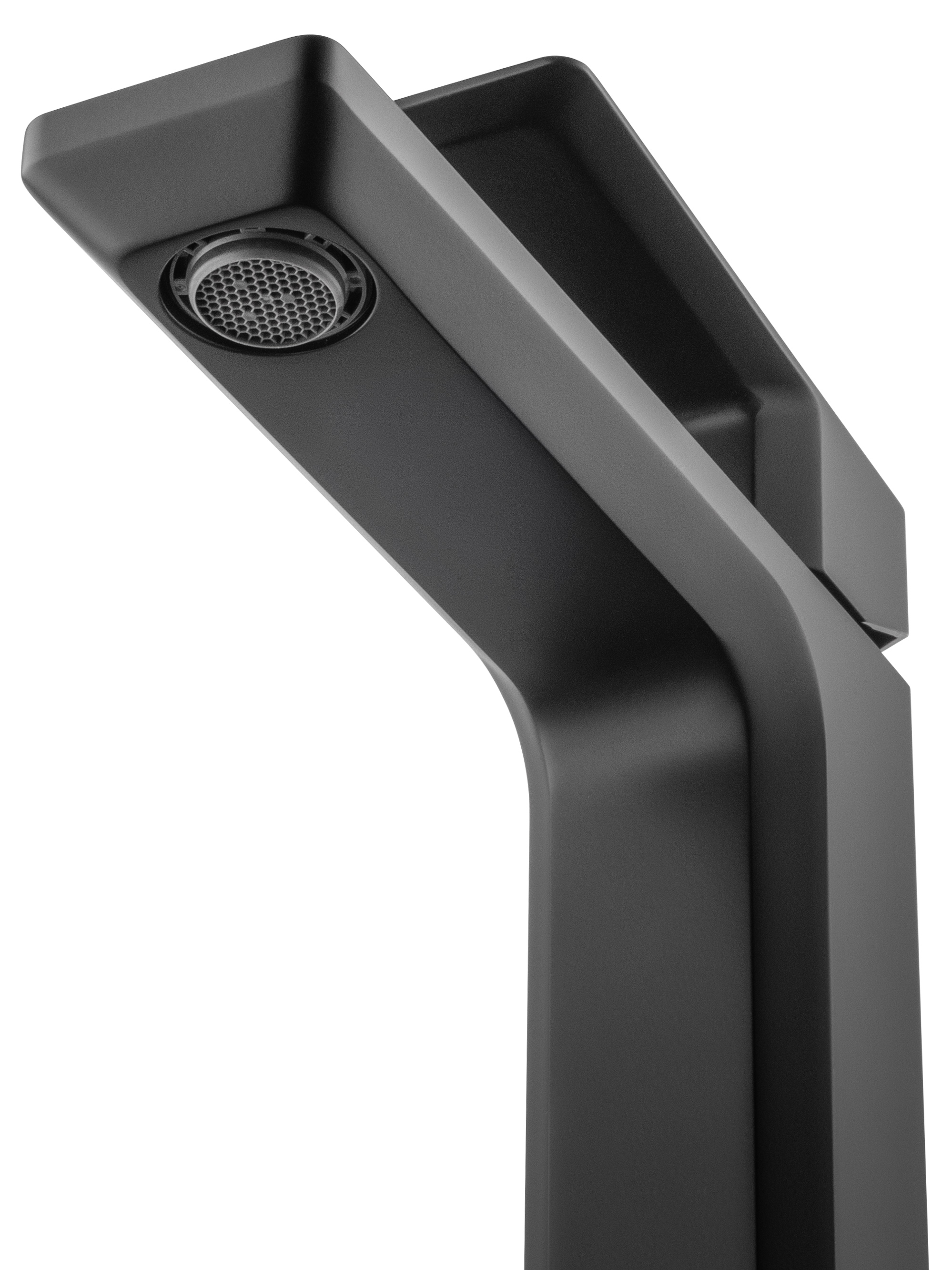 Смеситель для раковины WONZON & WOGHAND DIAMOND, Черный матовый (WW-88139011-MB) - Gidratop.ru изображение