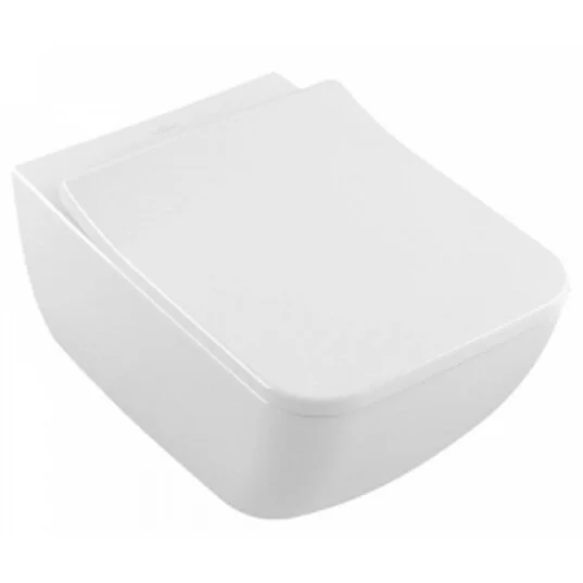 Подвесной безободковый унитаз Villeroy&Boch Venticello 4611 R0R1 - Gidratop.ru изображение