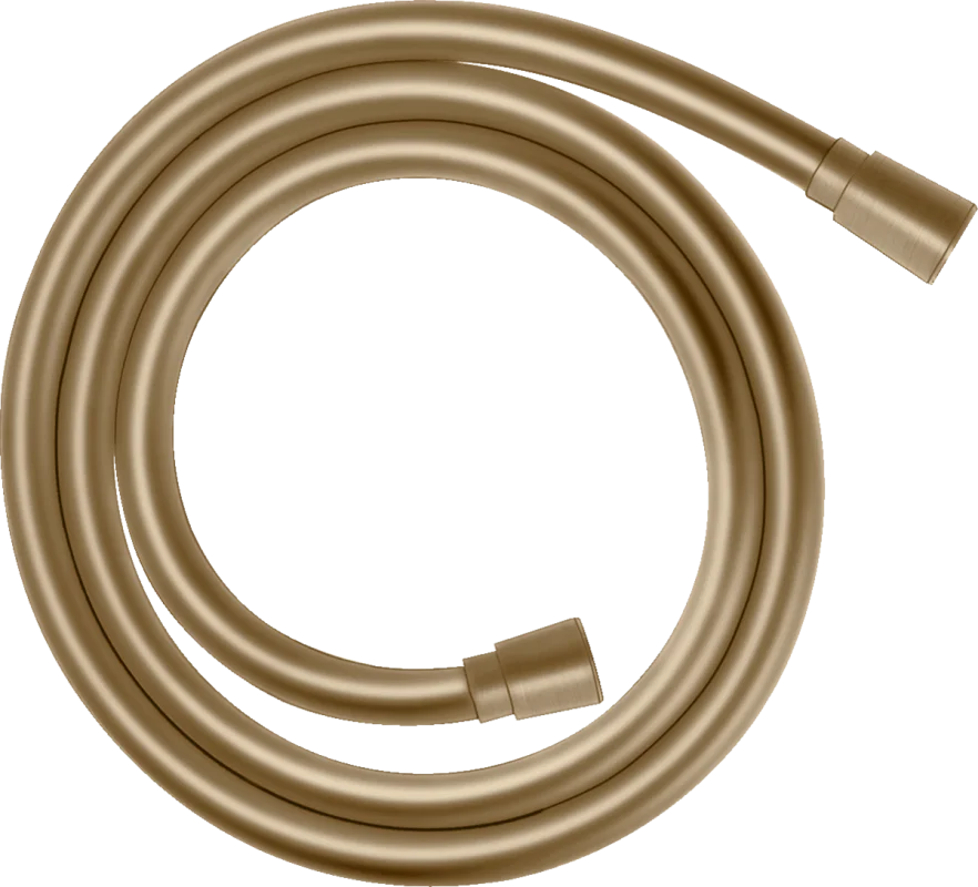 Шланг для душа Hansgrohe Isiflex, пластик, 160 см, шлифованная бронза, 28276140 - Gidratop.ru изображение