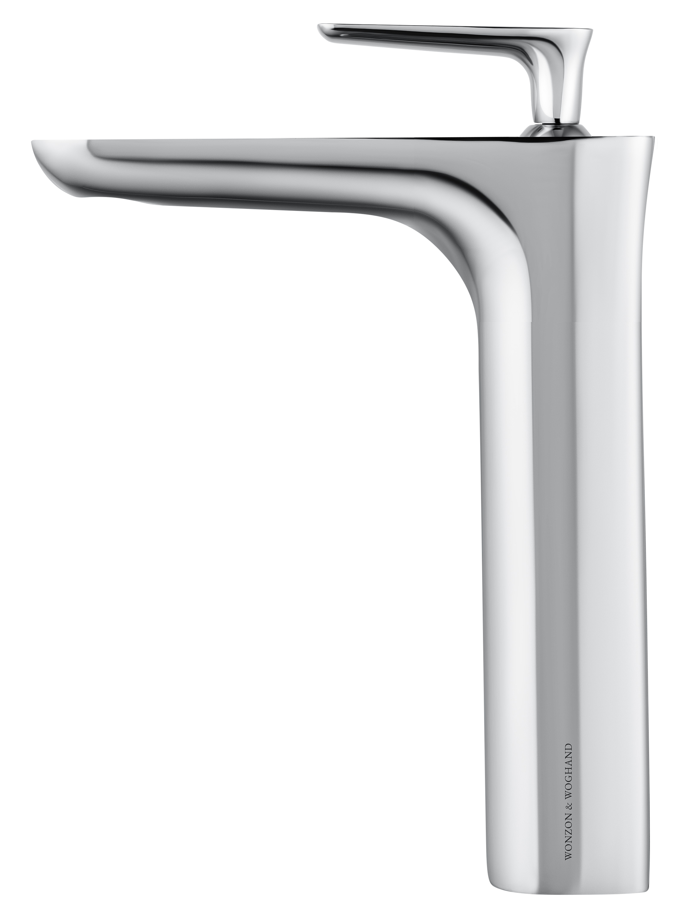 Смеситель для раковины высокий WONZON & WOGHAND SHARK, Хром (WW-481102-CR) - Gidratop.ru изображение