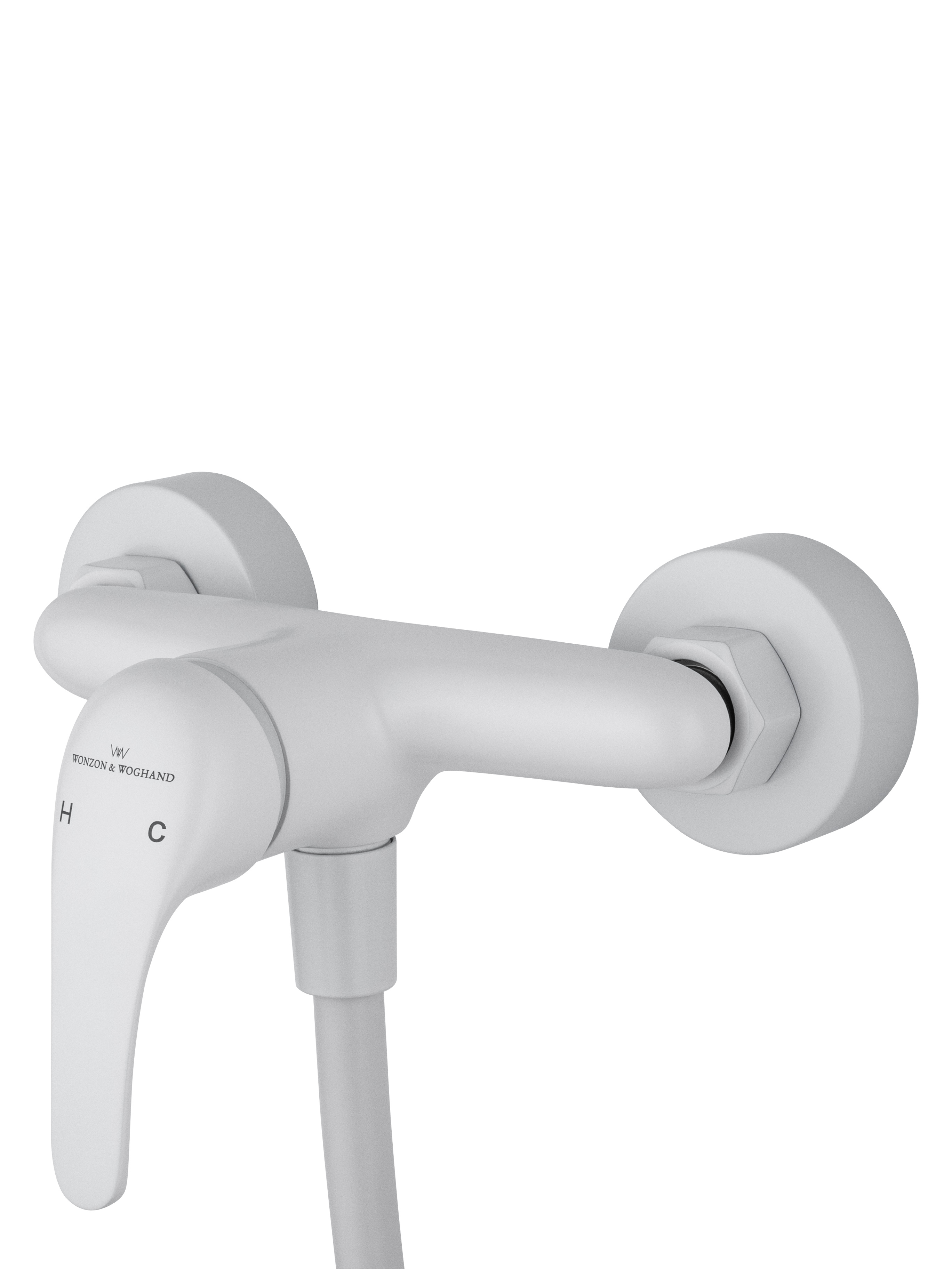 Смеситель для душа WONZON & WOGHAND, Белый матовый (WW-4540-MW) - Gidratop.ru изображение