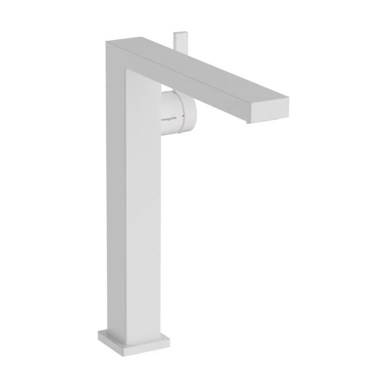 Смеситель для раковины Hansgrohe Tecturis E 73070700, с донным клапаном, цвет белый матовый - Gidratop.ru изображение
