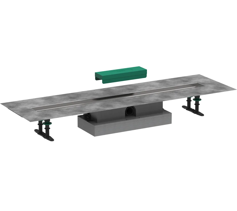 Дренажный канал Hansgrohe uBox universal, 90 см, установка вровень с полом, 56019180 - Gidratop.ru изображение