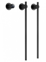 Полотенцесушитель электрический встраиваемый WONZON & WOGHAND DORTMUND, Черный матовый (WW-A362-MB) - Gidratop.ru изображение