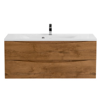 MARINO База под раковину подвесная с двумя выкатными ящиками, Rovere Nature, 1200x450x500, MARINO-1200-2C-SO-RN-P - Gidratop.ru изображение