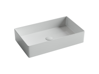 Раковина накладная прямоугольная 601x361x130, цвет белый, арт. CN6070 - Gidratop.ru изображение
