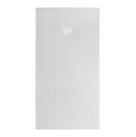 Душевой поддон из искусственного мрамора в комплекте с сифоном BelBagno UNO TRAY-MR-UNO-AH-140/90-35-W-BO - Gidratop.ru изображение