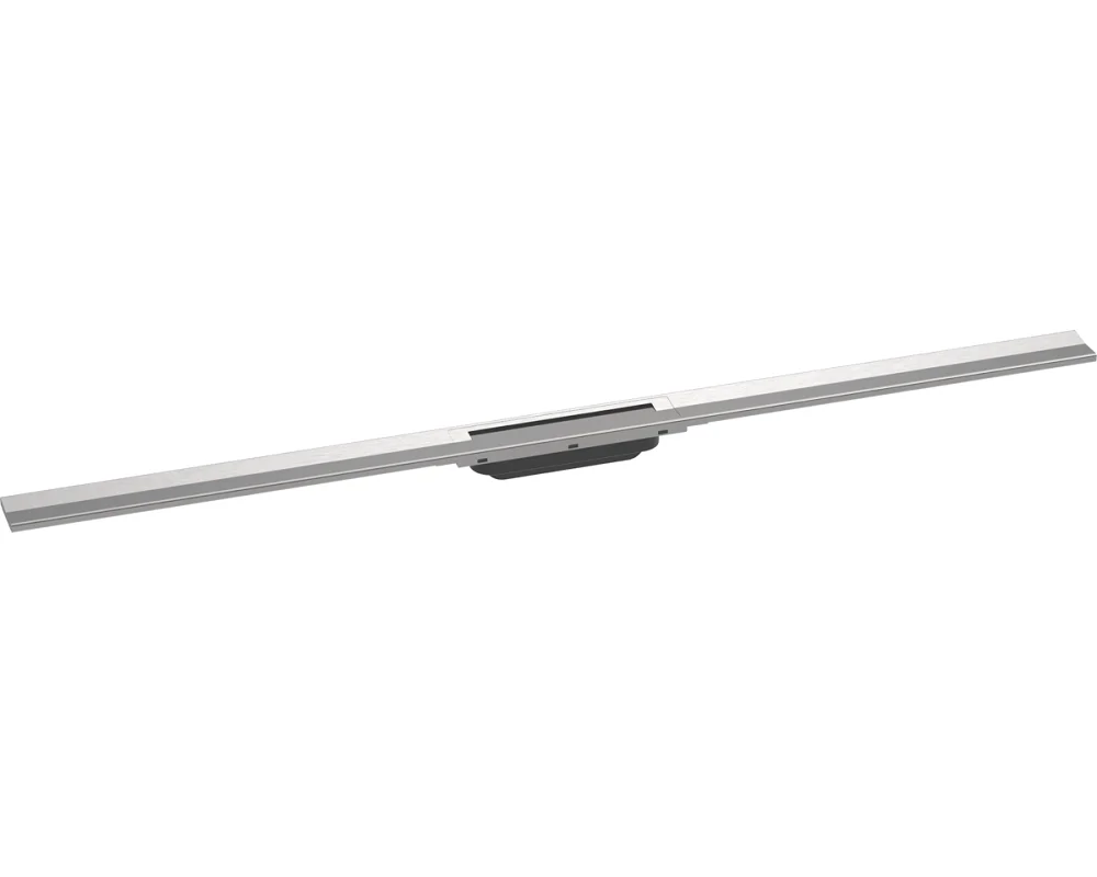 Решетка для дренажного канала Hansgrohe RainDrain Flex, 120 см, полированная сталь, 56047800 - Gidratop.ru изображение