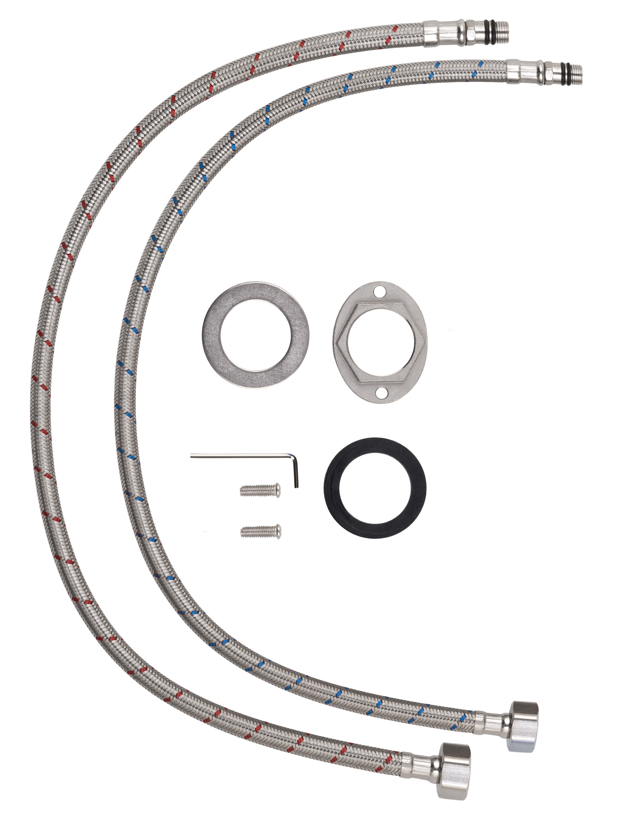 Смеситель для кухни с гибким изливом WONZON & WOGHAND, Черный матовый (WW-88438003-MB) - Gidratop.ru изображение