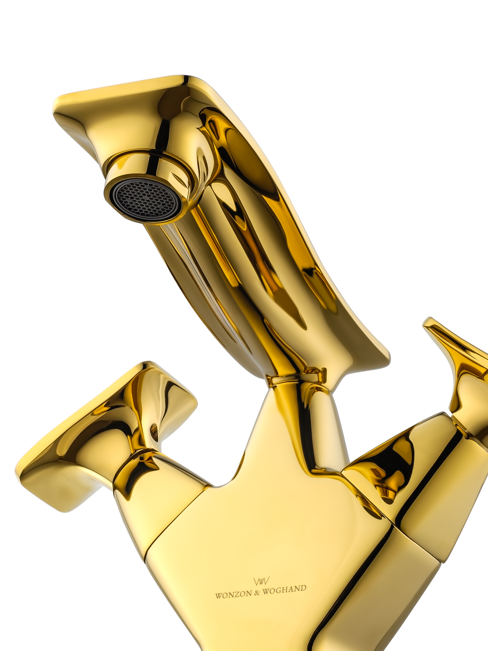 Смеситель для раковины WONZON & WOGHAND SHAKESPEARE, Темное золото (WW-651101-DG) - Gidratop.ru изображение