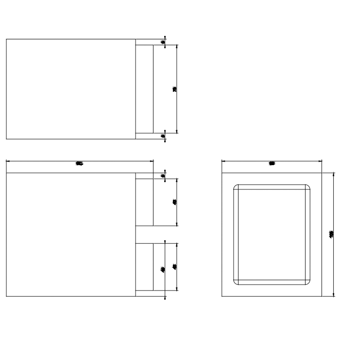 Gessi Rettangolo стакан настольный, цвет: Finox/черный - Gidratop.ru изображение