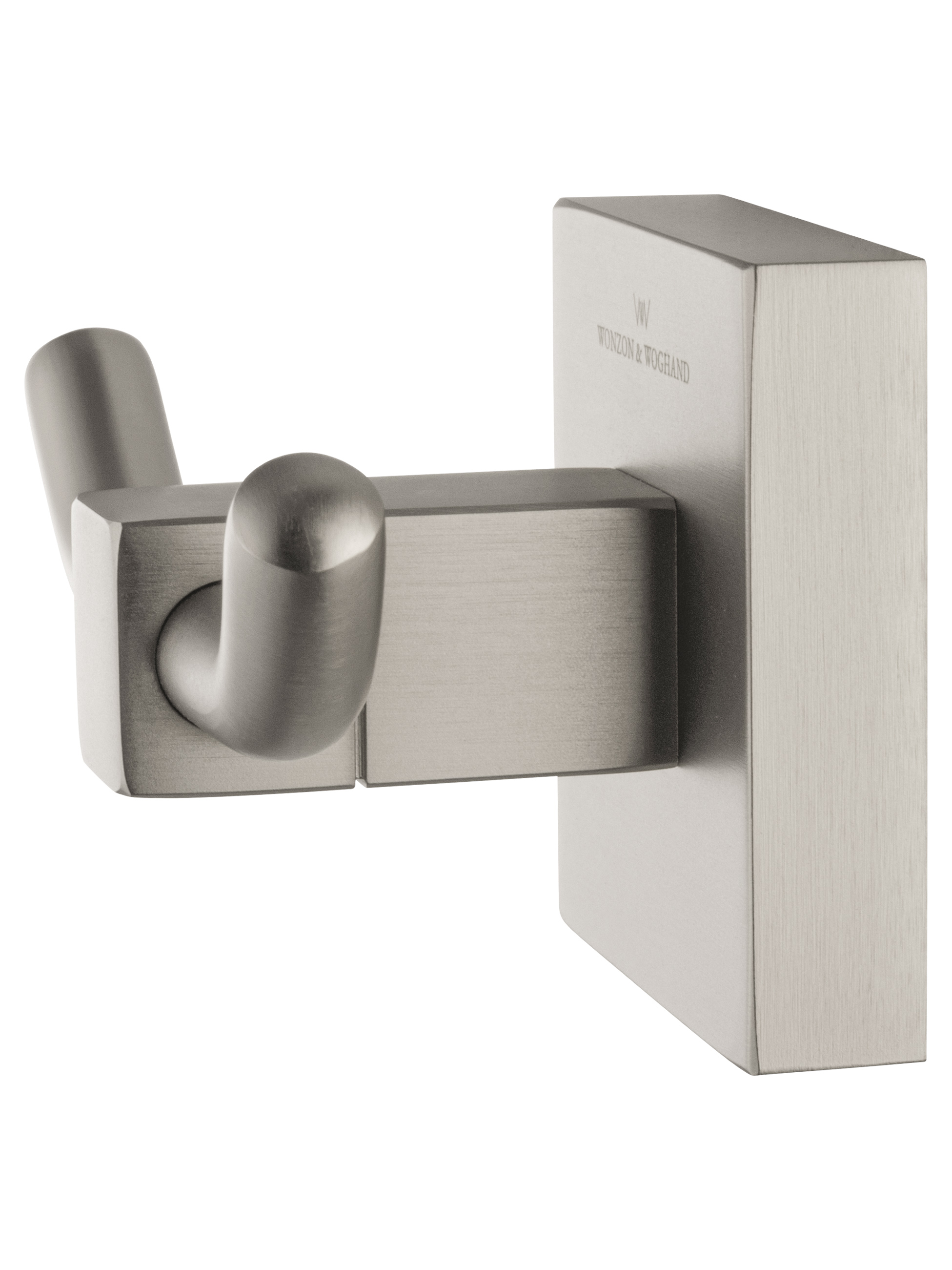 Двойной крючок для ванной WONZON & WOGHAND POLO, Брашированный никель (WW-8925-BN) - Gidratop.ru изображение