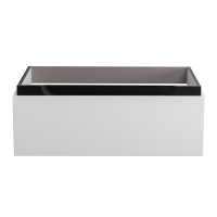 SLIDER База под раковину подвесная с одним выкатным ящиком, Bianco Opaco, 796x476x300, SLIDER-800-1C-SO-BO - Gidratop.ru изображение
