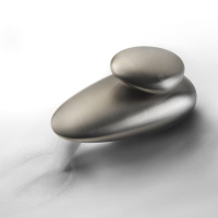 Gessi Equilibrio смеситель для раковины дизайнерский, на 1 отверстие, без ручки (арт.52002), цвет: Finox - Gidratop.ru изображение