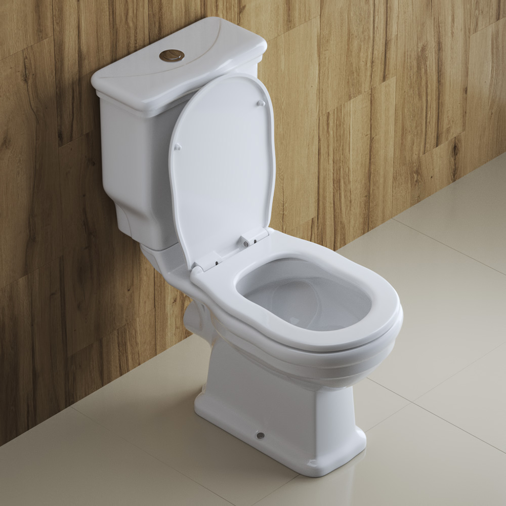 Унитаз-компакт безободковый BelBagno BOHEME BB115CPR/BB115SC - Gidratop.ru изображение
