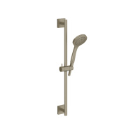 Gessi Emporio shower штанга в комплекте с душевой лейкой легкой очистки, шланг 1,50 м, цвет: Finox Brushed Nickel - Gidratop.ru изображение