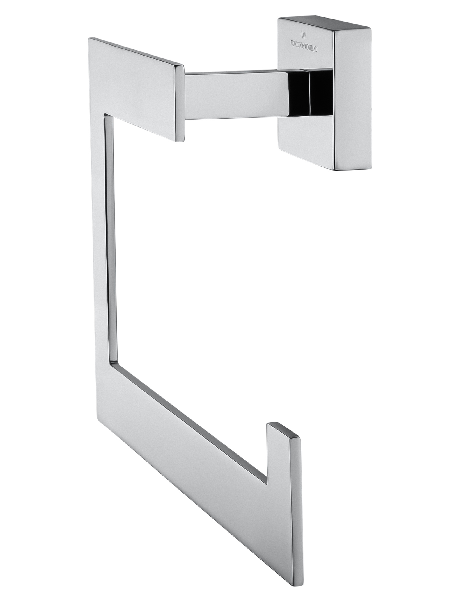 Кольцо для полотенец WONZON & WOGHAND FLAT, Хром (WW-9713) - Gidratop.ru изображение