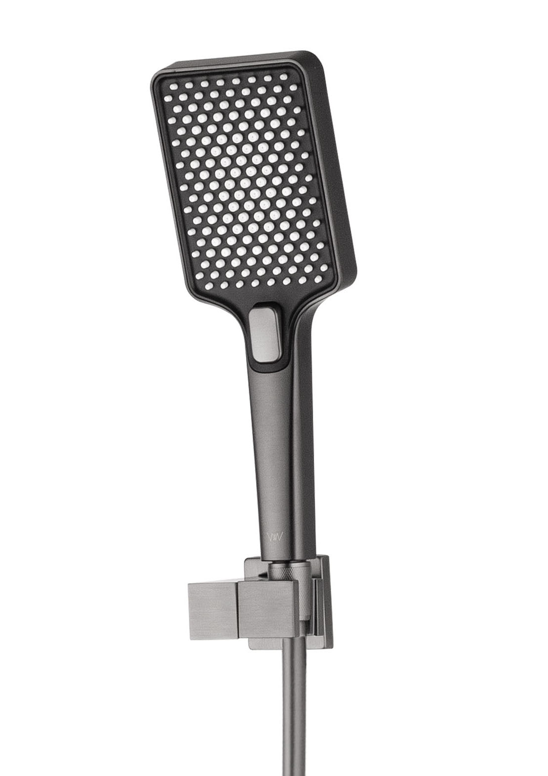 Смеситель для ванны с душем WONZON & WOGHAND EDGE, Темный графит (WW-88639003A-BGM) - Gidratop.ru изображение