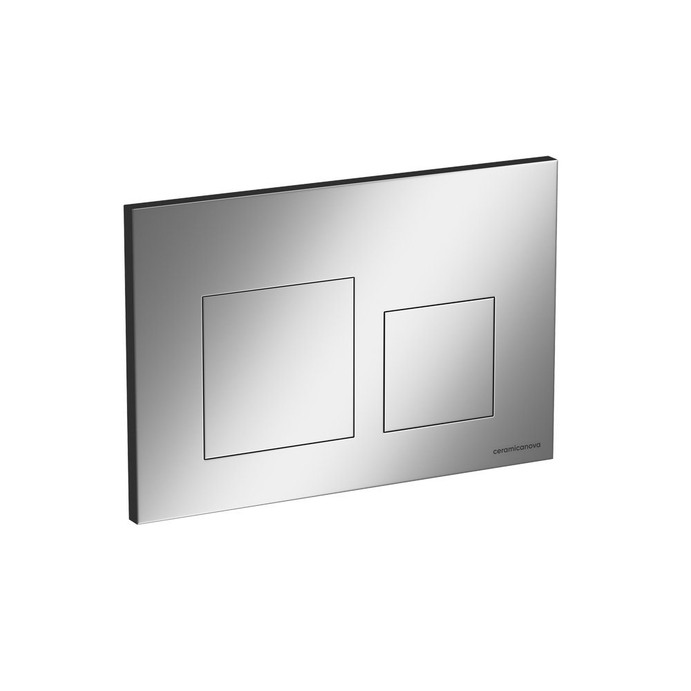 Кнопка смыва Balance, клавиши Square, цвет хром матовый, арт. CN12-002M - Gidratop.ru изображение