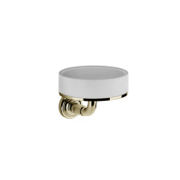 GESSI VENTI20 мыльница подвесная, цвет белый, фурнитура Brass PVD - Gidratop.ru изображение