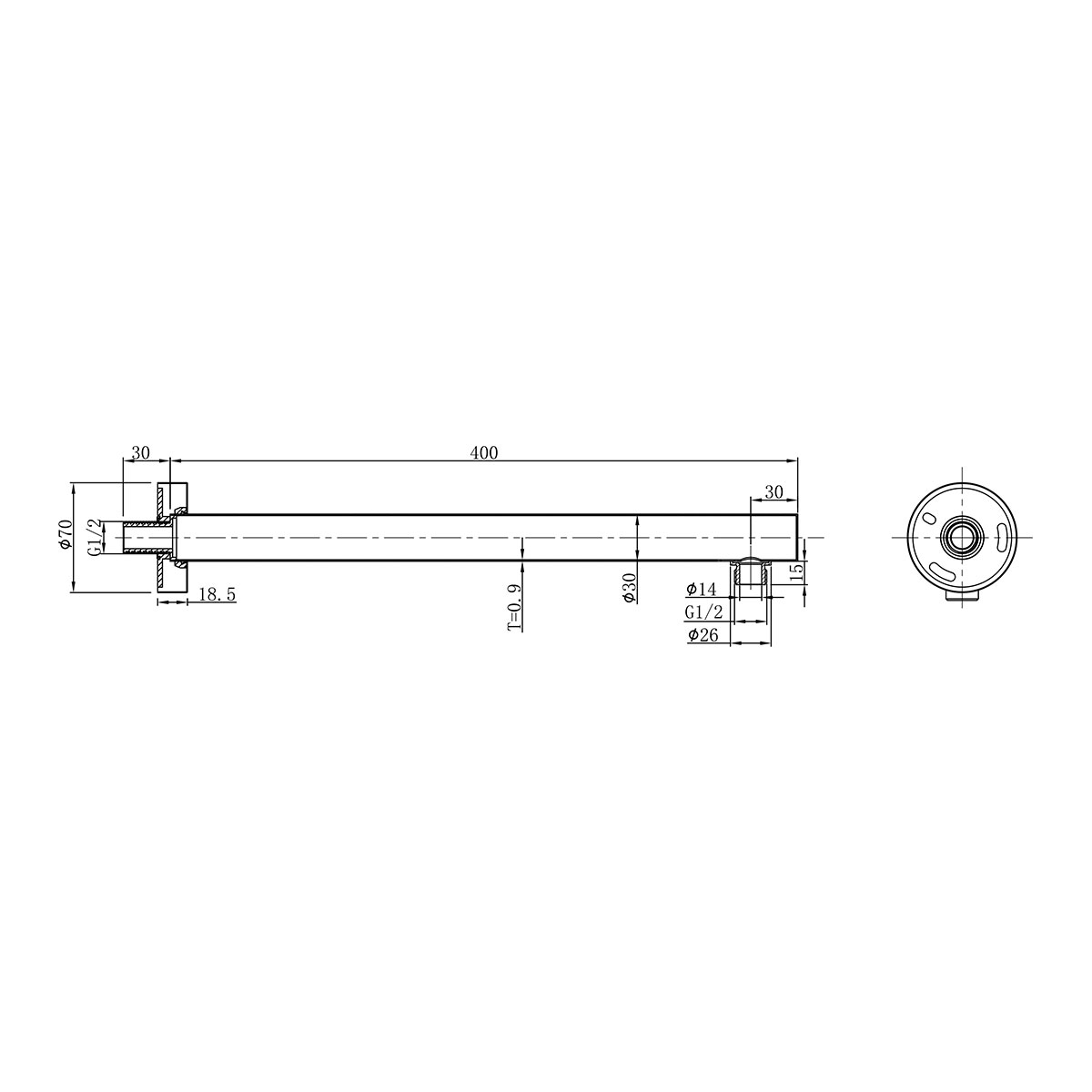 Комплект Inspire VSHH-3I2AHCH, верхний душ с держателем, ручной душ с шлангом, хром - Gidratop.ru изображение