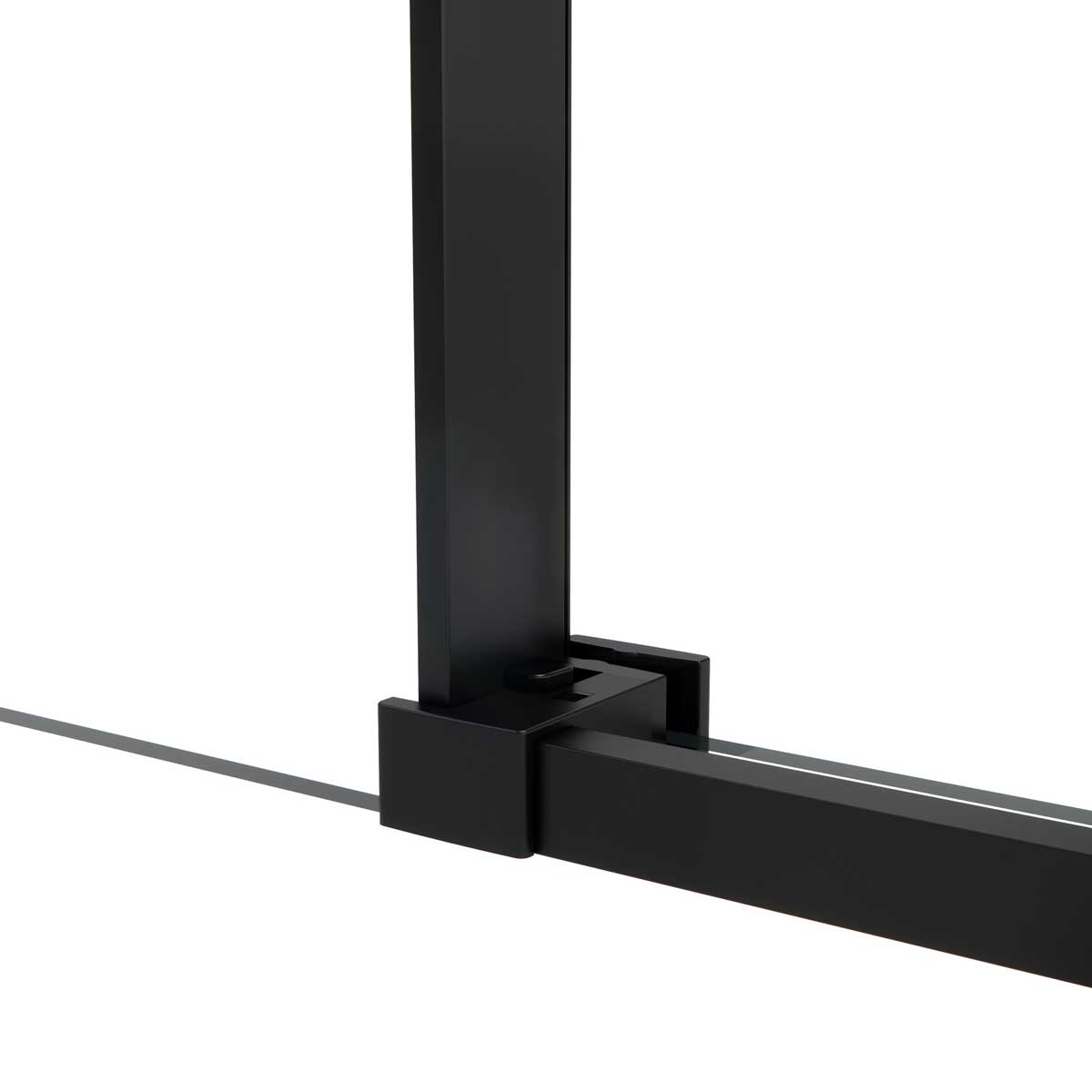 Душевой уголок Slim Soft VSR-1SS9011CLB, 1100*900, черный, стекло прозрачное - Gidratop.ru изображение